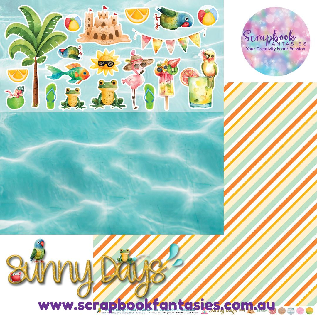 Sunny Days 12x12 Double-Sided Patterned Paper 4 - 247304