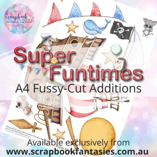 Super Funtimes A4 Colour Fussy-Cut Additions  - Pirate Ship 738025