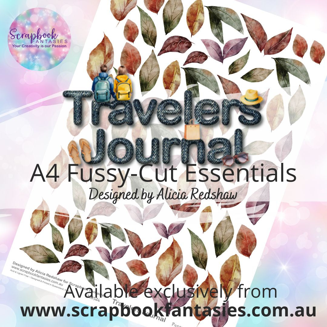 Travelers Journal A4 Colour Fussy-Cut Essentials - Rusty Leaves 388524