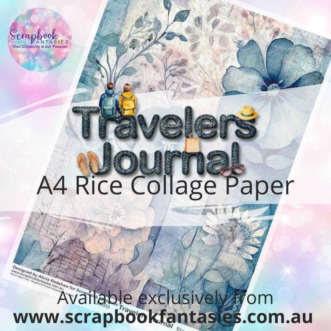 Travelers Journal A4 Rice Collage Paper - Travelers Collage 3 388553