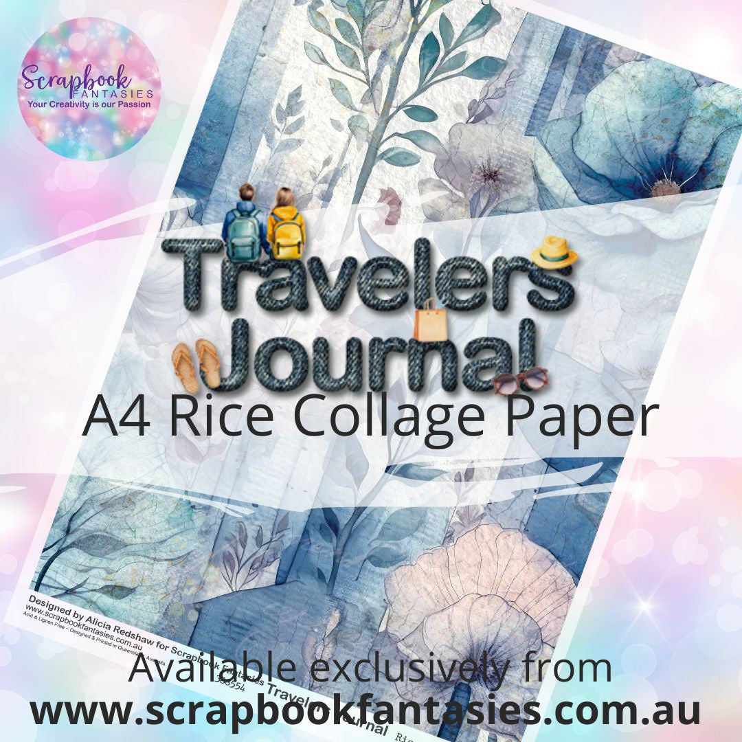 Travelers Journal A4 Rice Collage Paper - Travelers Collage 4 388554