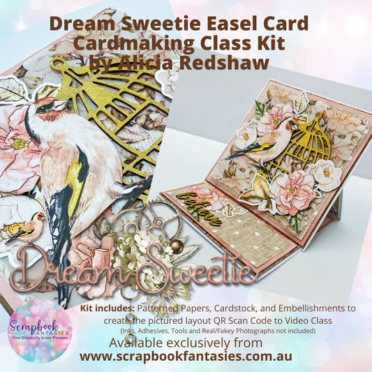 Dream Sweetie Easel Card Cardmaking Class Kit - Vintage Chic Super Weekend Class 1 - Friday 17 May 2024
