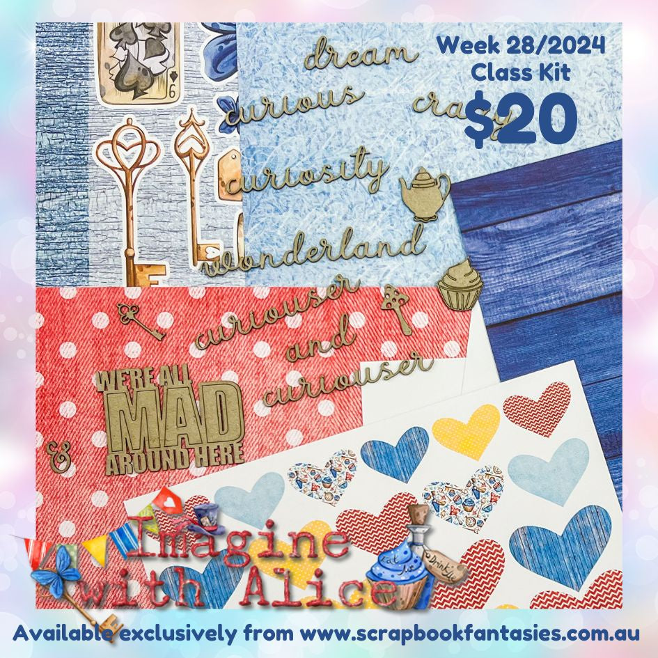 Class Kit for Live Classes Week 28/2024 with Alicia Redshaw (Monday 8 July) - Imagine with Alice Collection