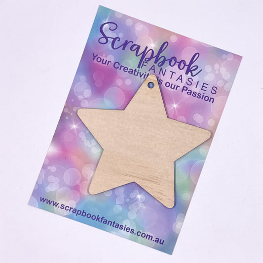 Ready-to-Decorate Wooden Shape - Star 4"x3.75" 20385