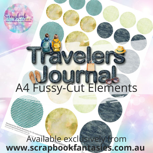 Travelers Journal A4 Colour Fussy-Cut Elements - Circles 1 388543