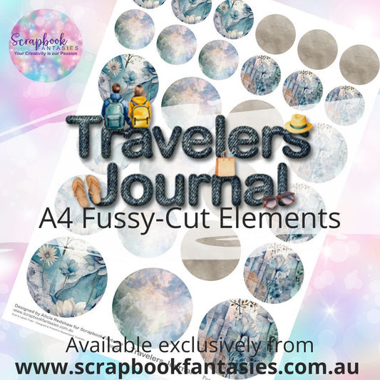 Travelers Journal A4 Colour Fussy-Cut Elements - Circles 2 388544