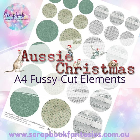 Aussie Christmas A4 Colour Fussy-Cut Elements - Circles 1 888039