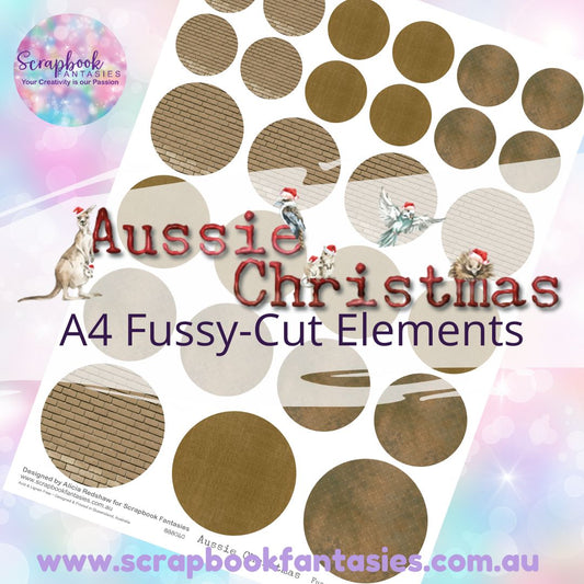 Aussie Christmas A4 Colour Fussy-Cut Elements - Circles 2 888040