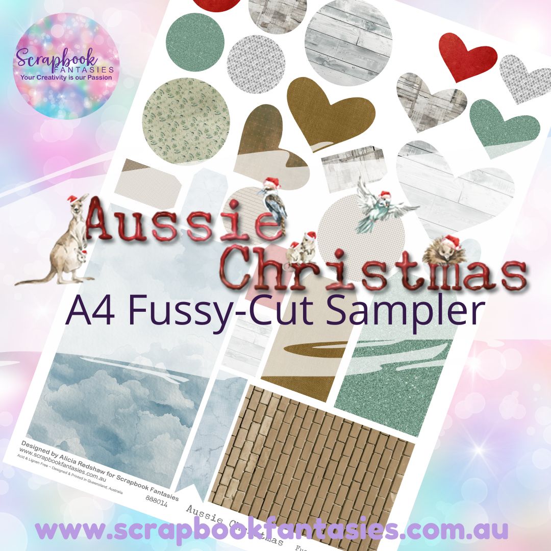 Aussie Christmas A4 Colour Fussy-Cut Sampler 3 888014