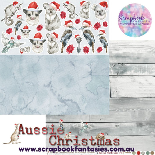 Aussie Christmas 12x12 Double-Sided Patterned Paper 6 - 888026