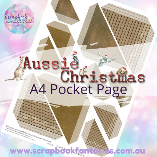 Aussie Christmas A4 Colour Pocket Page - Straight Corners 2 888033