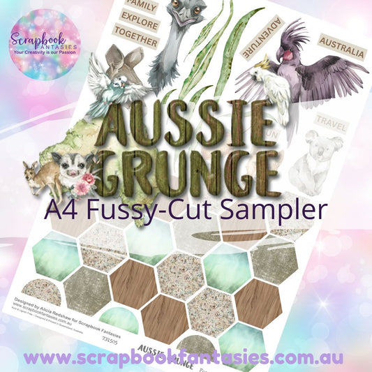 Aussie Grunge A4 Colour Fussy-Cut Sampler 1 - 731505