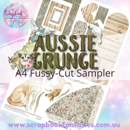 Aussie Grunge A4 Colour Fussy-Cut Sampler 2 - 731509