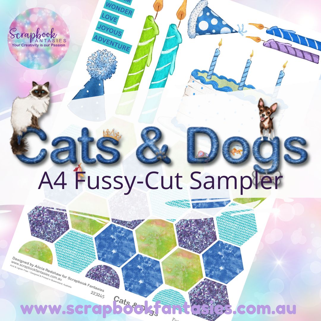 Cats & Dogs A4 Colour Fussy-Cut Sampler 1 - 223245