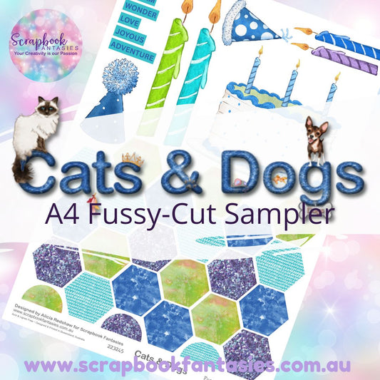Cats & Dogs A4 Colour Fussy-Cut Sampler 1 - 223245