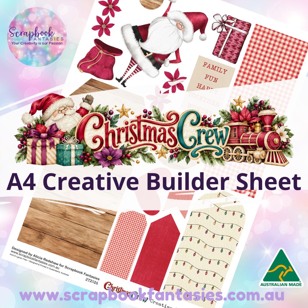 Christmas Crew A4 Creative Builder Sheet - Santa 272026