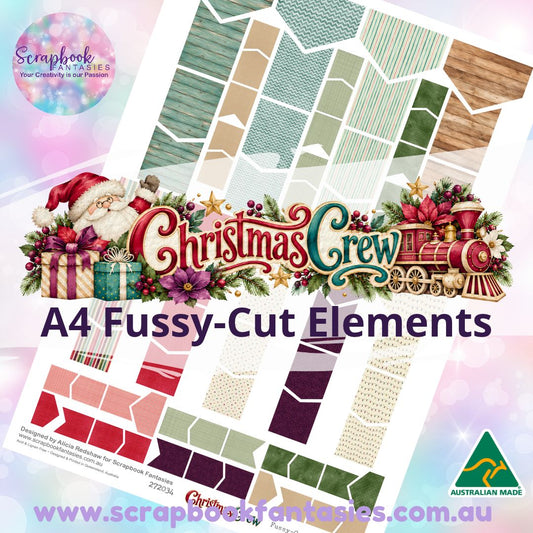Christmas Crew Colour Fussy-Cut Elements - Flags & Banners 272034