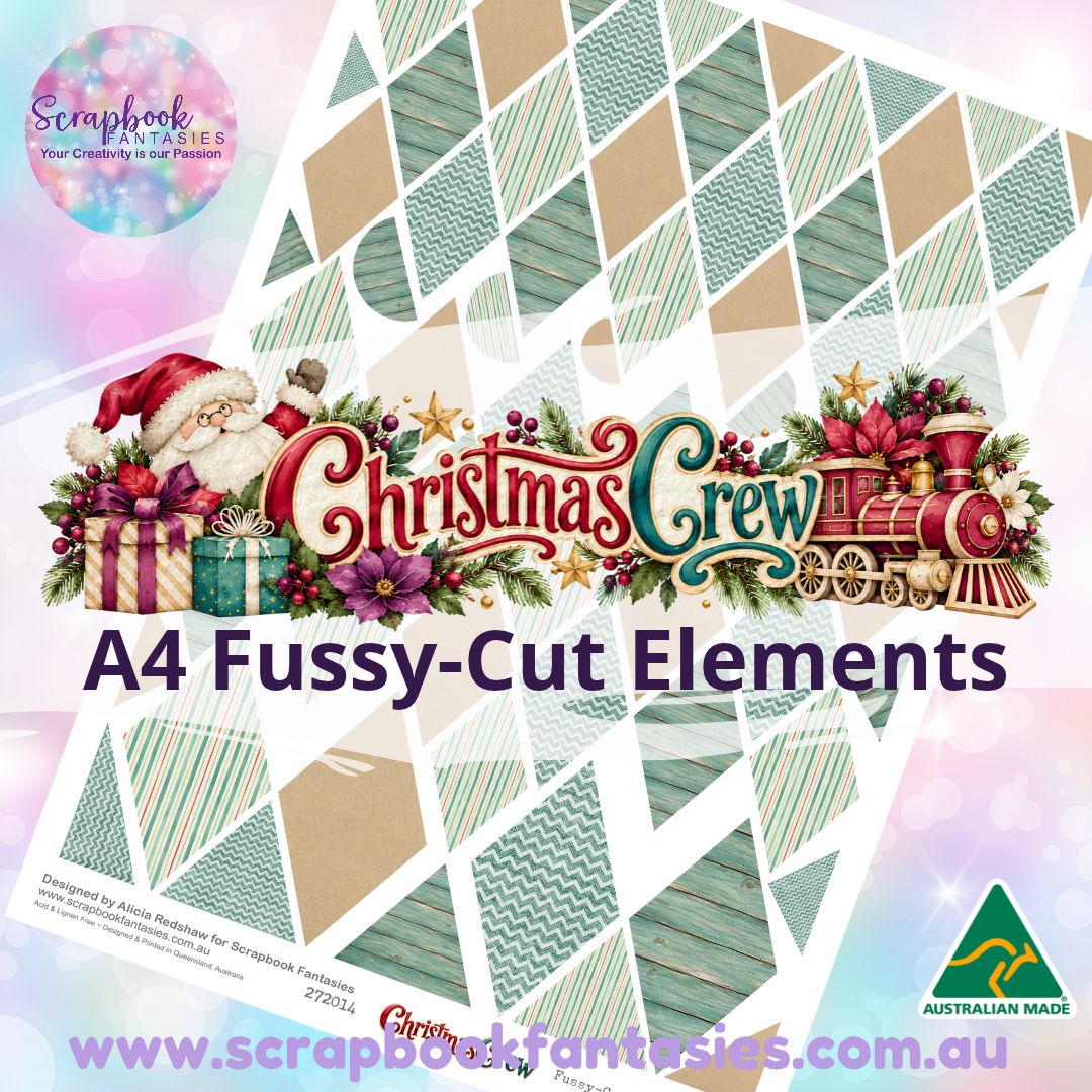 Christmas Crew A4 Colour Fussy-Cut Elements - Diamonds 1 272014
