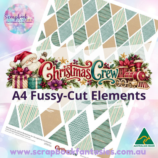 Christmas Crew A4 Colour Fussy-Cut Elements - Diamonds 1 272014