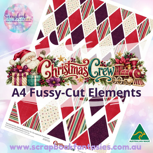 Christmas Crew A4 Colour Fussy-Cut Elements - Diamonds 3 272016