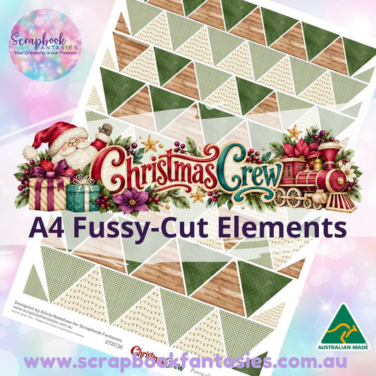 Christmas Crew A4 Colour Fussy-Cut Elements -Triangles 2 272038