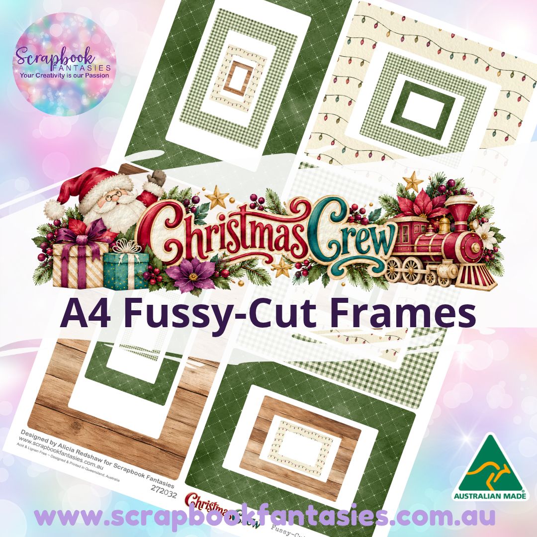 Christmas Crew A4 Colour Fussy-Cut Frames 2 272032
