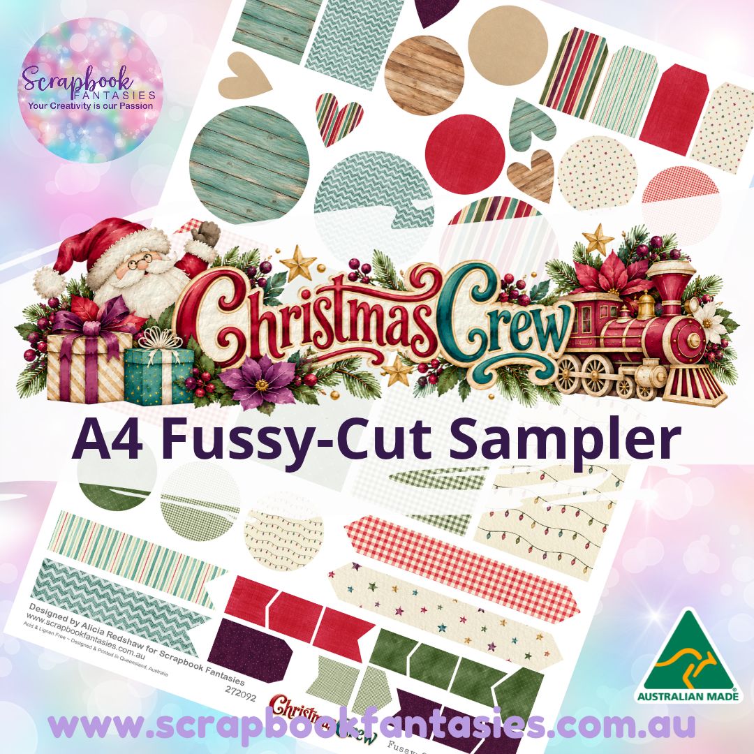 Christmas Crew A4 Colour Fussy-Cut Sampler 6 - 272092