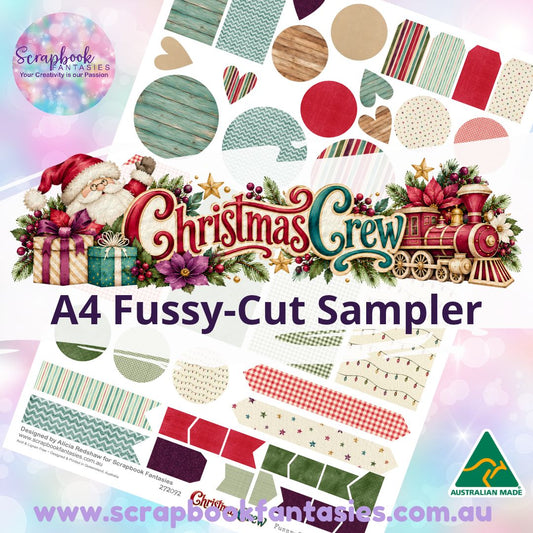 Christmas Crew A4 Colour Fussy-Cut Sampler 6 - 272092