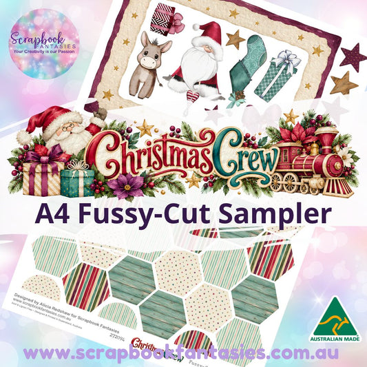 Christmas Crew A4 Colour Fussy-Cut Sampler 8 - 272094