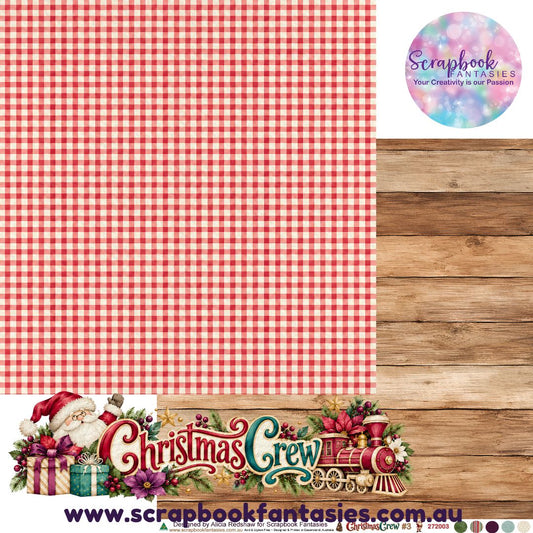 Christmas Crew 12x12 Double-Sided Patterned Paper 3 - 272003