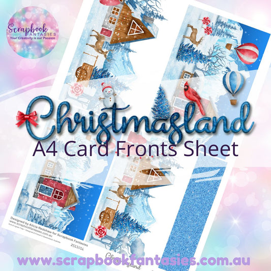 Christmasland A4 Card Fronts Sheet 1 2511014
