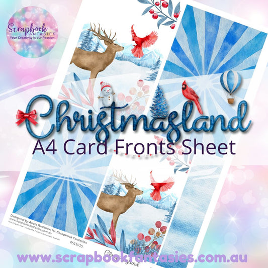 Christmasland A4 Card Fronts Sheet 2 2511015