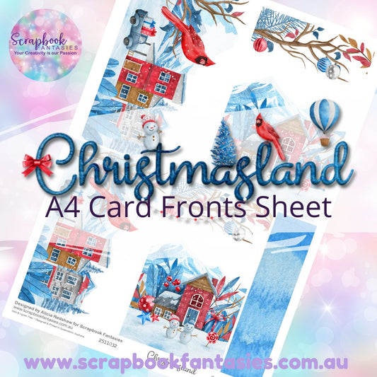 Christmasland A4 Card Fronts Sheet 3 2511032