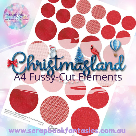 Christmasland A4 Colour Fussy-Cut Elements - Circles 2 2511036