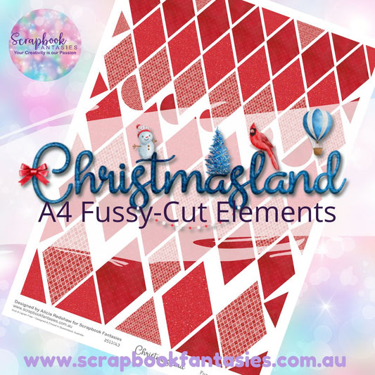 Christmasland A4 Colour Fussy-Cut Elements - Diamonds 1 2511043