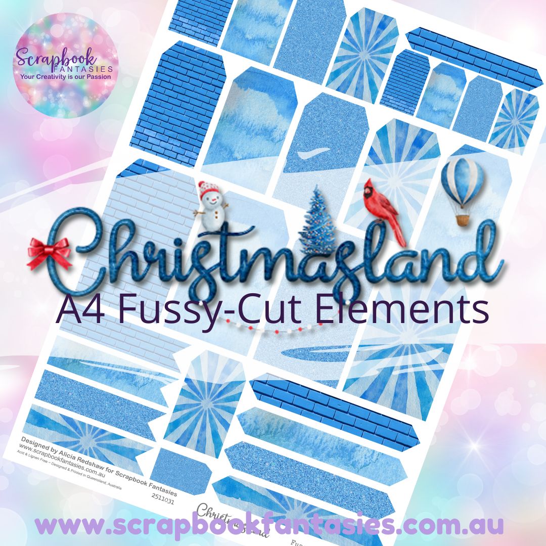 Christmasland A4 Colour Fussy-Cut Elements - Tags & Tabs 3 2511031