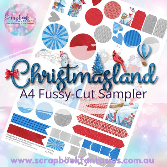 Christmasland A4 Colour Fussy-Cut Sampler 4 2511061