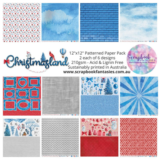 Christmasland 12x12 Double-Sided Patterned Paper Pack - 2511000