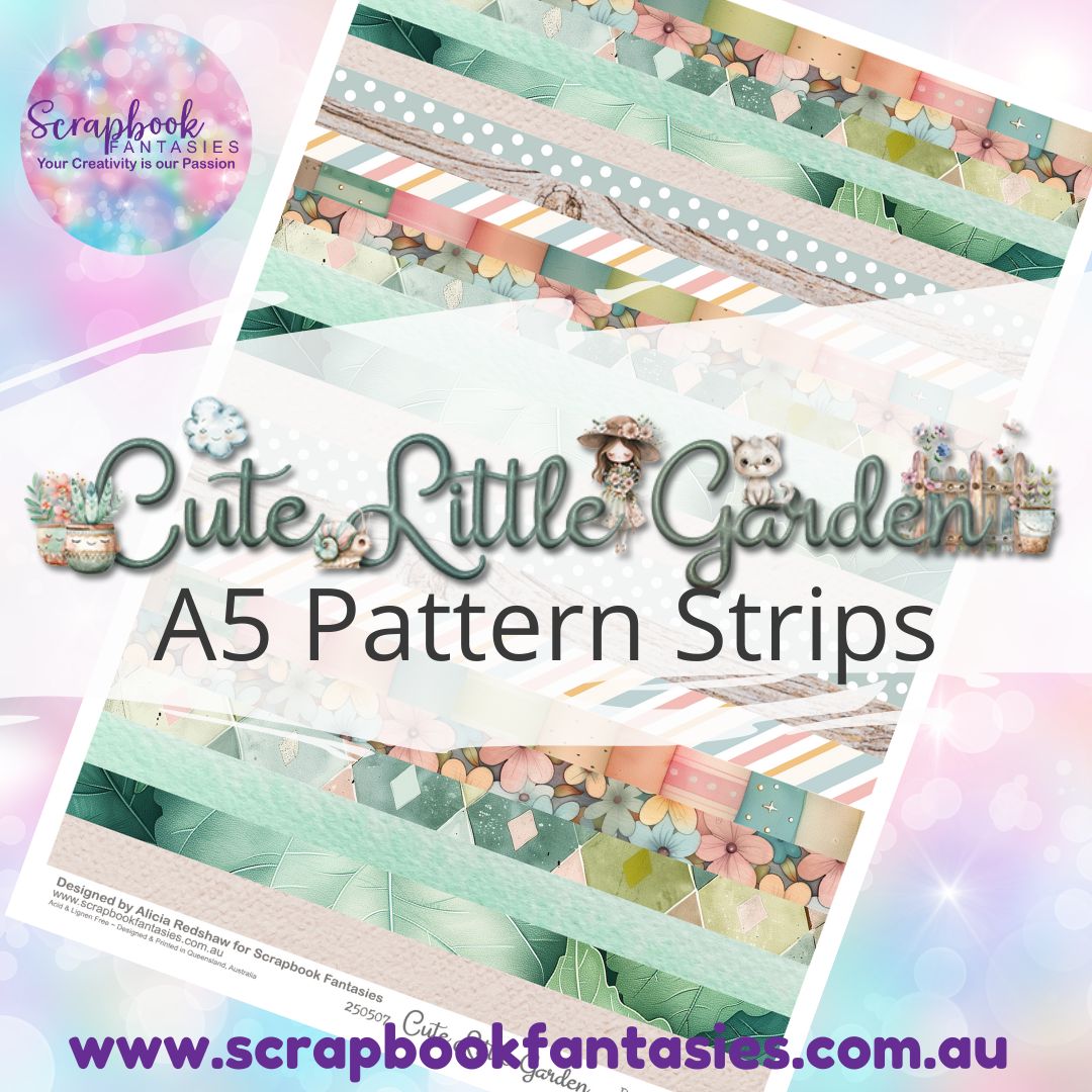 Cute Little Garden A5 Colour Pattern Strips 250507