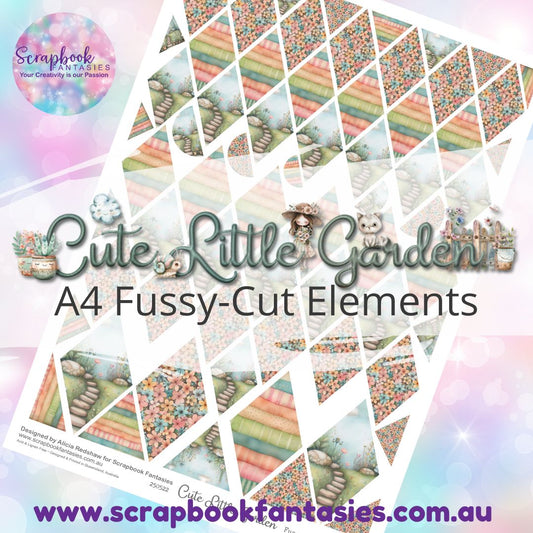 Cute Little Garden A4 Colour Fussy-Cut Elements - Diamonds 2 250522