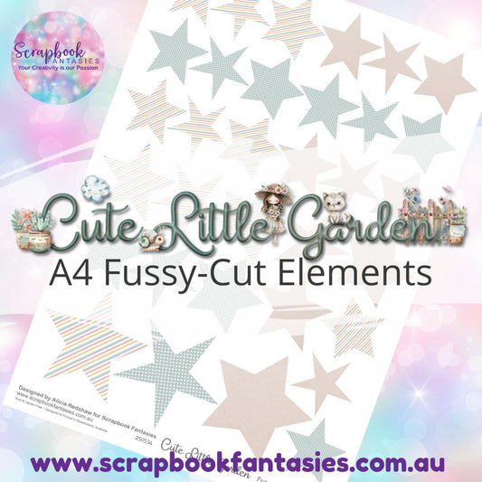 Cute Little Garden A4 Colour Fussy-Cut Elements - Stars 1 250534