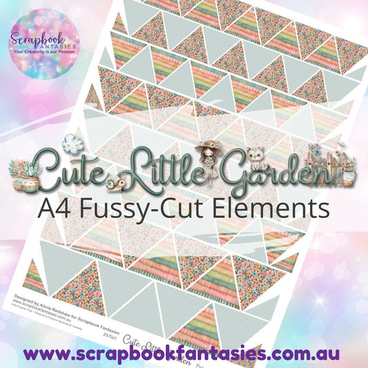 Cute Little Garden A4 Colour Fussy-Cut Elements - Triangles 2 250540