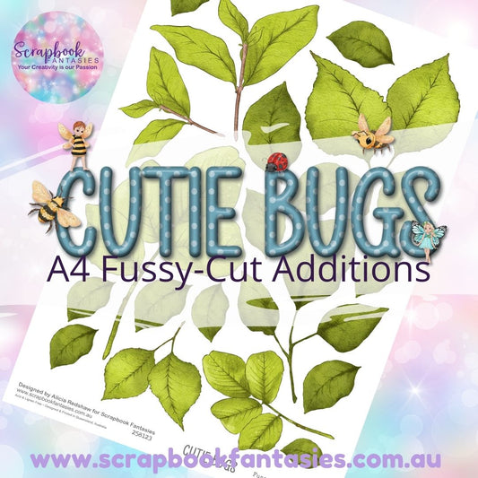 Cutie Bugs A4 Colour Fussy-Cut Additions - Leaves 258123