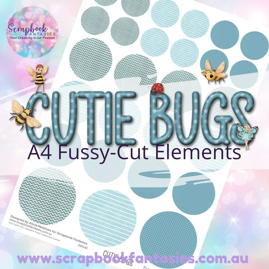 Cutie Bugs A4 Colour Fussy-Cut Elements - Circles 2 258182