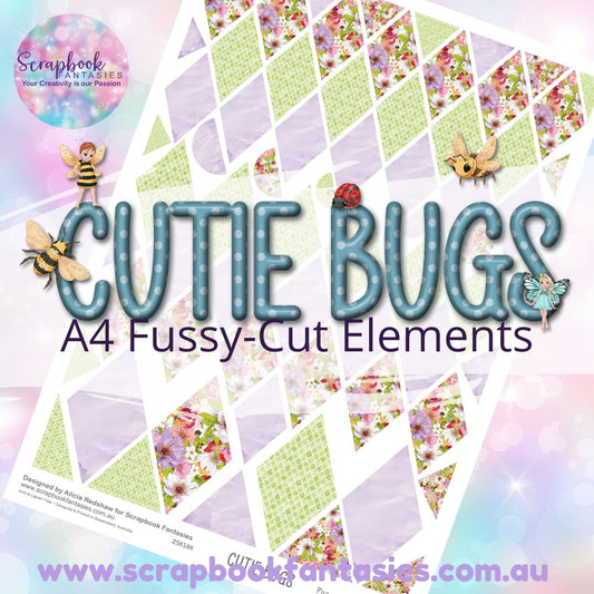 Cutie Bugs A4 Colour Fussy-Cut Elements - Diamonds 2 258188