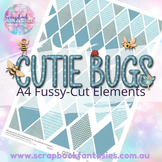 Cutie Bugs A4 Colour Fussy-Cut Elements - Diamonds 3 258189