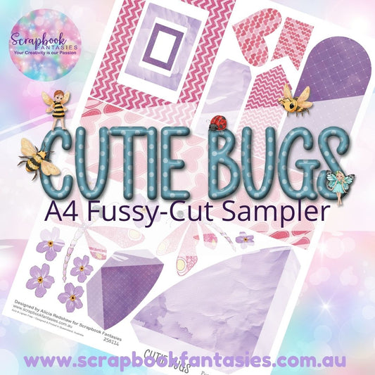 Cutie Bugs A4 Colour Fussy-Cut Sampler - Sampler 1 258114