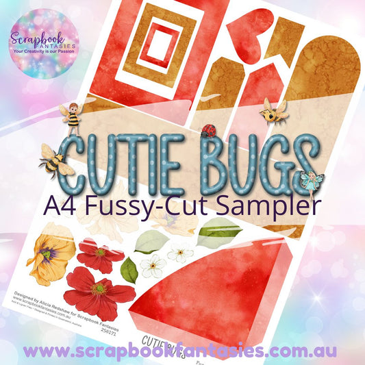 Cutie Bugs A4 Colour Fussy-Cut Sampler 1 - 258171