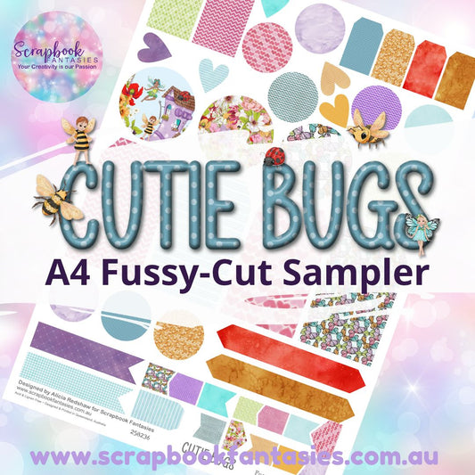 Cutie Bugs A4 Colour Fussy-Cut Sampler 2 - 258236