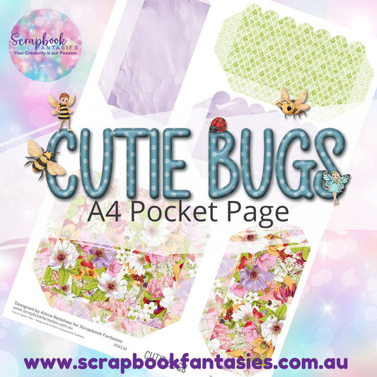 Cutie Bugs A4 Colour Pocket Page - Square & Rectangles 1 258136